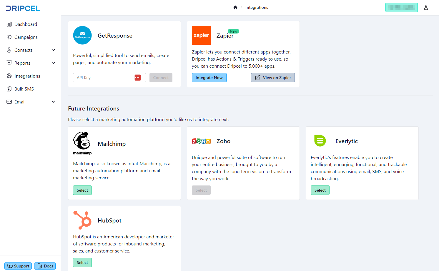 Integrations with popular tools
